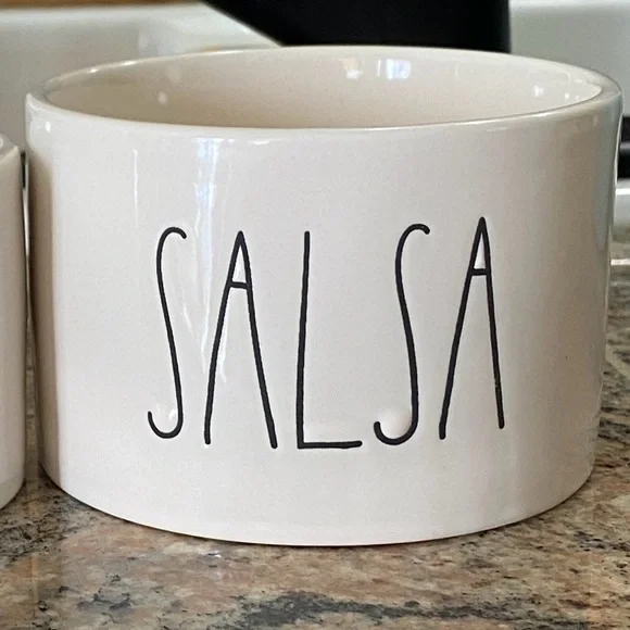 Rae Dunn Salsa/Guac Bowl Set - Picture 2 of 4